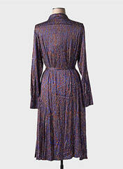 Robe mi-longue violet HUGO BOSS pour femme seconde vue