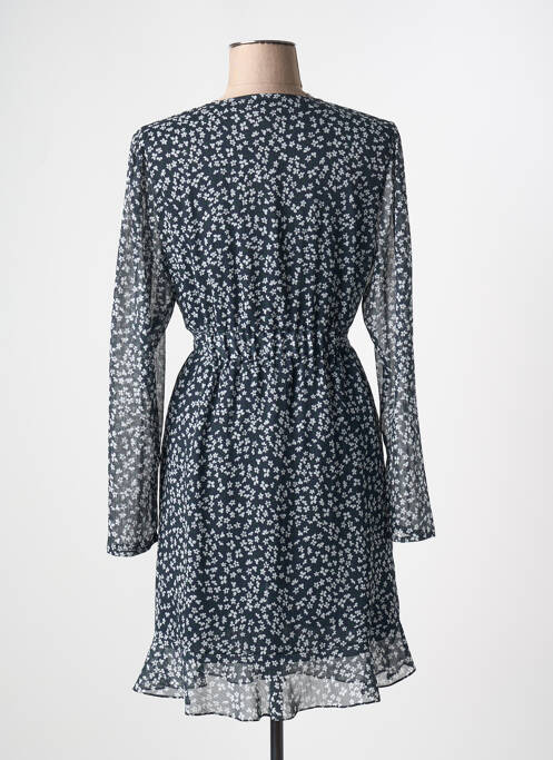 Robe courte manches longues manches longues bleu HUGO BOSS femme