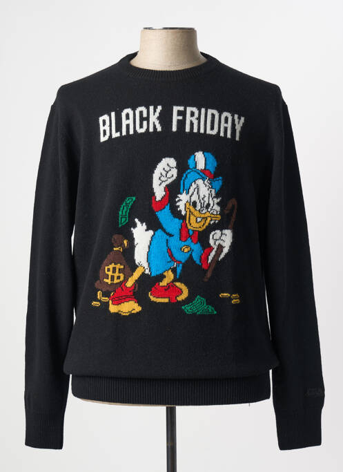 Pull noir MC2 SAINT BARTH pour homme