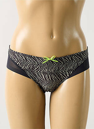 Culotte effet matière satinée gris PRIMADONNA femme