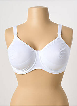 Lingerie maternité effet matière satinée blanc ANITA femme