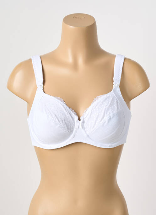 Lingerie maternité effet matière satinée blanc ANITA femme