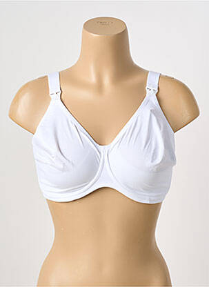 Lingerie maternité effet matière satinée blanc FREYA femme