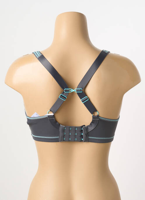 Soutien-gorge effet matière satinée haut soutien-gorge moulé gris FREYA femme