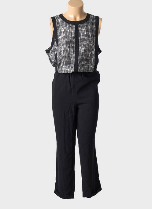 Combi-pantalon coupe fluide sans manche noir ARELINE femme