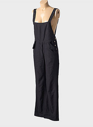 Combi-pantalon sans manche sans manche noir ARELINE femme