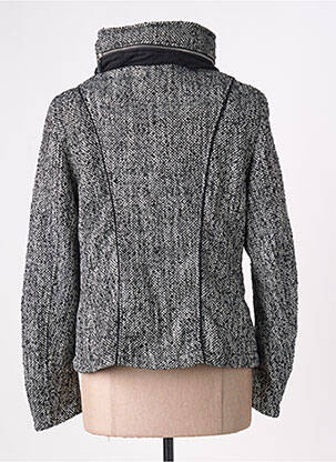 Veste casual coupe droite noir ARELINE femme