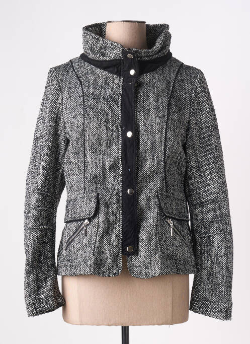 Veste casual coupe droite noir ARELINE femme