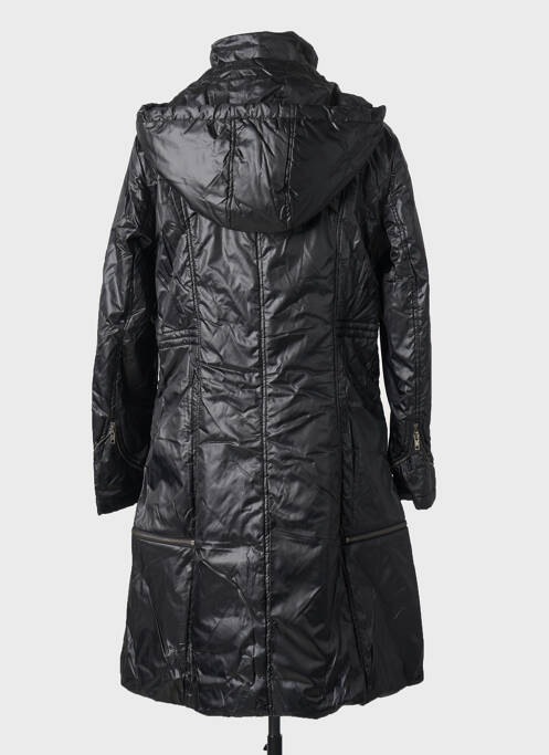 Doudoune poches a capuche noir ARELINE femme