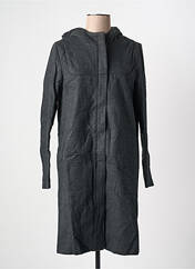 Manteau long gris ARELINE pour femme seconde vue