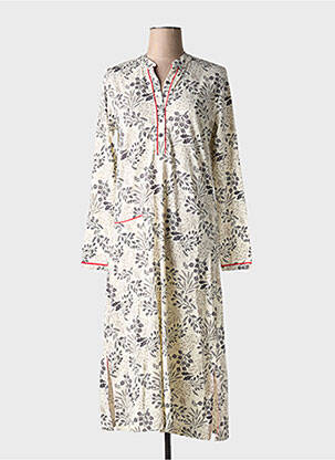 Chemise de nuit col v beige ROSE POMME femme