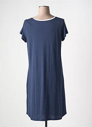 Chemise de nuit sérigraphie bleu REGENCE femme