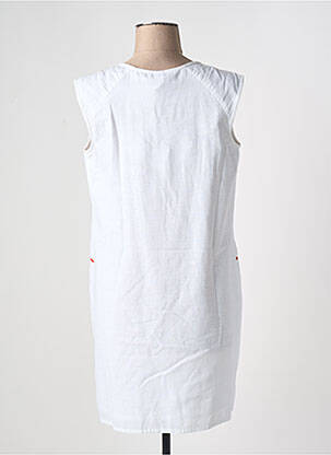 Robe courte sans manche sans manche blanc SENORETTA femme