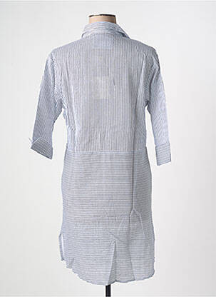 Chemise de nuit imprimé rayures bleu PILUS femme