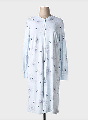 Chemise de nuit imprimé fleurs bleu RINGELLA femme