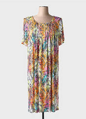 Robe mi-longue orange BARANDI pour femme seconde vue