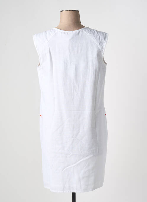 Robe courte sans manche sans manche blanc SENORETTA femme