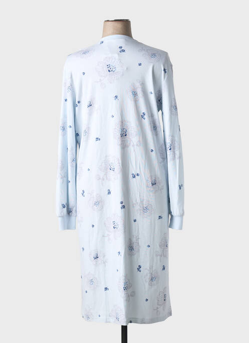 Chemise de nuit manches longues bleu RINGELLA femme