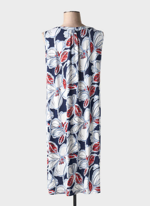 Robe mi-longue bleu BARANDI femme