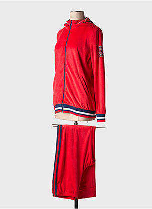 Pyjama coupe droite rouge SENORETTA femme
