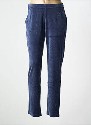 Pantalon droit taille élastique taille normale bleu TAUBERT femme
