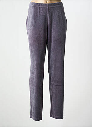 Pantalon droit taille élastique taille normale gris TAUBERT femme