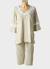 Pyjama beige PILUS pour femme seconde vue