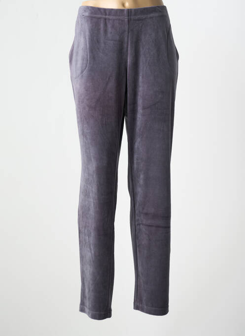 Pantalon droit taille élastique taille normale gris TAUBERT femme
