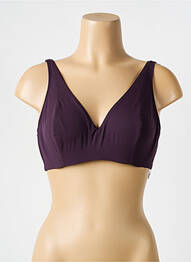 Haut de maillot de bain stretch violet EMPREINTE femme