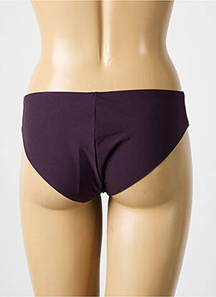 Bas de maillot de bain stretch culotte violet EMPREINTE femme