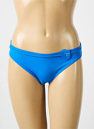 Bas de maillot de bain stretch culotte bleu EMPREINTE femme