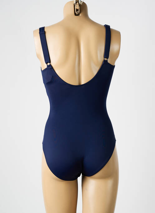 Maillot de bain 1 pièce imprimé fantaisie bleu CHARMLINE femme