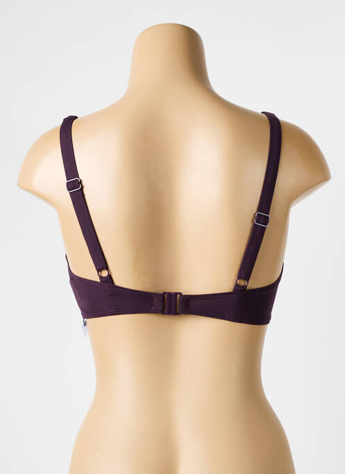Haut de maillot de bain stretch violet EMPREINTE femme