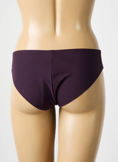 Bas de maillot de bain stretch culotte violet EMPREINTE femme