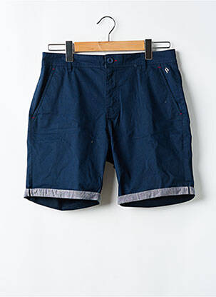 Short tissage popeline taille normale bleu SUN VALLEY homme