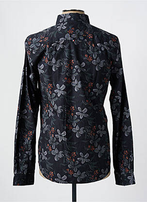 Chemise manches longues coupe cintrée noir LE TEMPS DES CERISES homme
