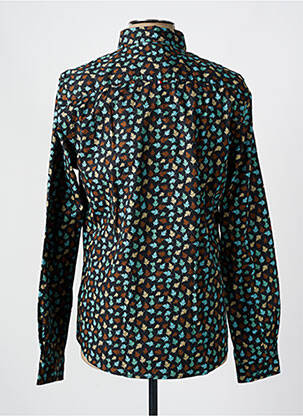 Chemise manches longues imprimé fantaisie noir LE TEMPS DES CERISES homme