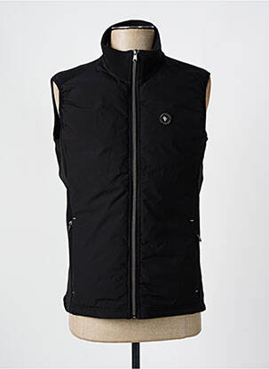 Veste casual col col montant noir SUN VALLEY homme