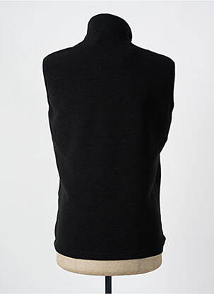 Veste casual col col montant noir SUN VALLEY homme