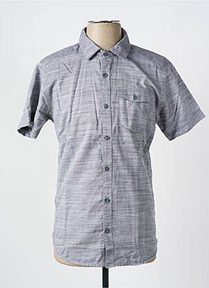Chemise manches courtes imprimé fantaisie bleu SUN VALLEY homme