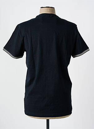 T-shirt coupe cintrée manches courtes bleu SUN VALLEY homme