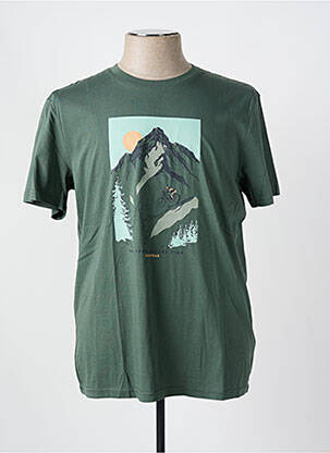T-shirt coupe droite manches courtes vert RAGWEAR homme