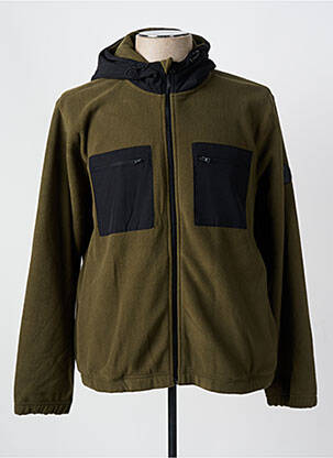 Polaire vert LE TEMPS DES CERISES pour homme