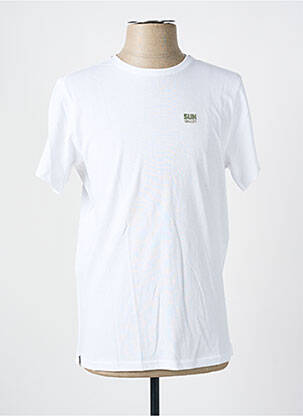 T-shirt blanc SUN VALLEY pour homme