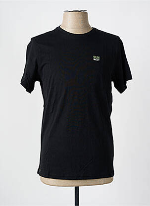 T-shirt noir SUN VALLEY pour homme