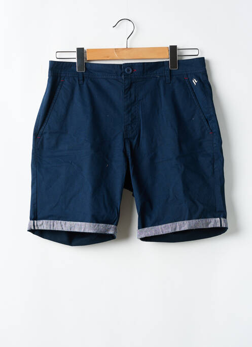 Short tissage popeline taille normale bleu SUN VALLEY homme