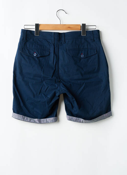 Short tissage popeline taille normale bleu SUN VALLEY homme