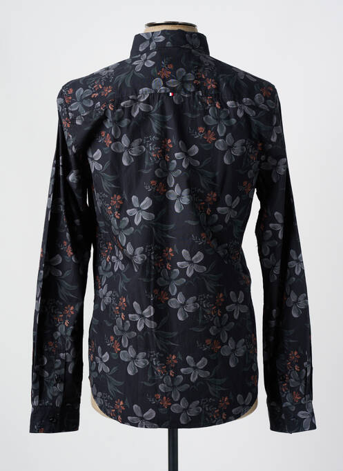 Chemise manches longues coupe cintrée noir LE TEMPS DES CERISES homme