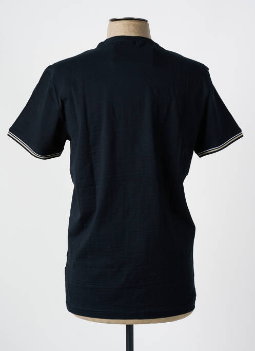 T-shirt coupe cintrée manches courtes bleu SUN VALLEY homme