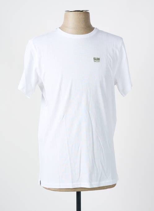 T-shirt blanc SUN VALLEY pour homme